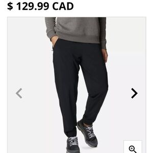 Columbia Women's Pleasant Creek  black Joggers size XL